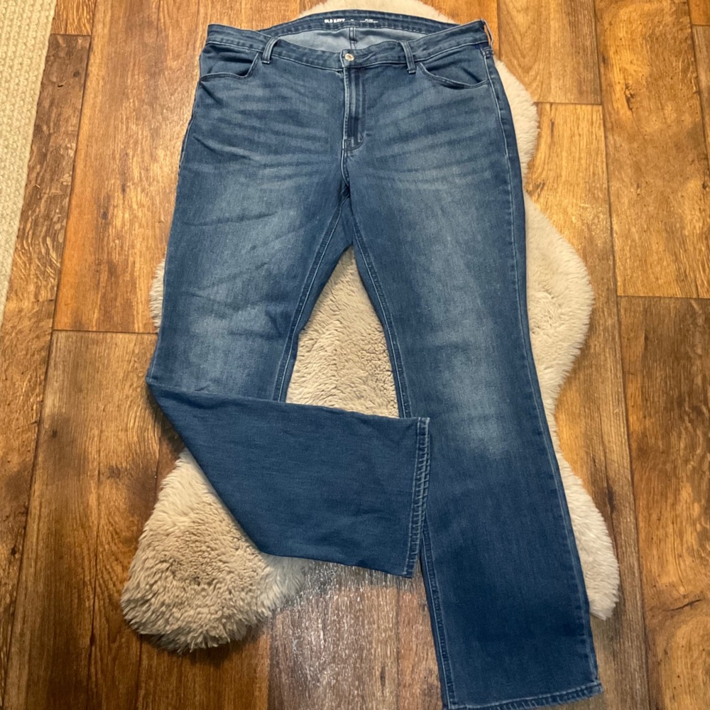 Old Navy High‎ Rise Wow Boot Cut Size 16 Denim Jeans Womems Medium Blue